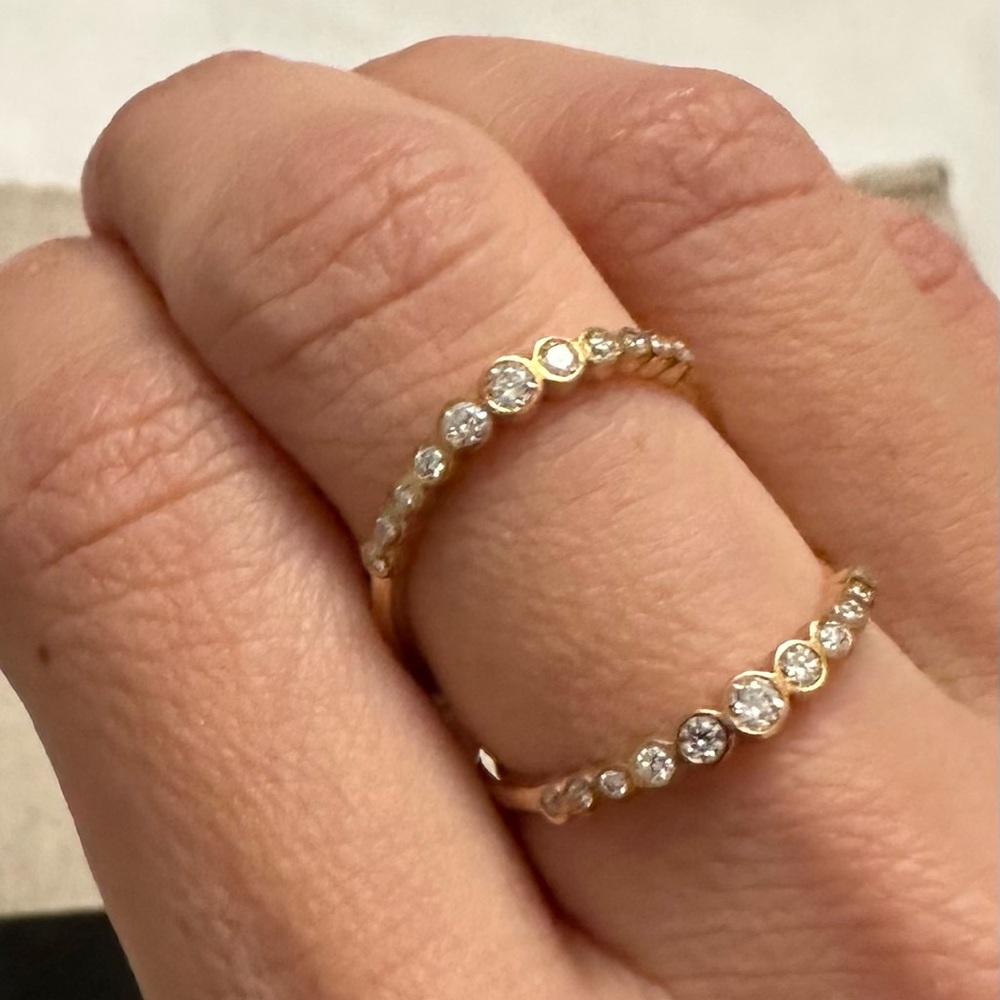 Zoe chicco statement ring 14k 0.70ct diamonds. Hardly worn